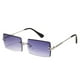 thumbnail image 2 of Gafas de sol sin montura Hugo lentes tintadas Lente azul, 2 of 10