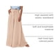 thumbnail image 4 of Pantalones PRETTYGARDEN Palazzo de Pierna Ancha Beige XXL, 4 of 8