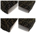thumbnail image 3 of Pre-Owned FENDI Zucca handbag in brown canvas and leather with silver hardware, model... (Good), 3 of 10