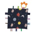 thumbnail image 3 of Infant Saliva Towel, Baby Comfort Saliva Towel Soft Velvet Visual Development Silicone Teether Cute Patterns  for Daily Use Outer Space,Sail Boat,Ice Cream,Snowflake, 3 of 7