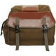 thumbnail image 2 of Bolsa de bicicleta Retro portaequipajes bolsa de asiento trasero doble para bicicleta motocicleta color caqui, 2 of 5