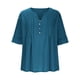 thumbnail image 5 of Camisa para mujer,Blusa de lentejuelas para mujer, manga corta, cuello en V, poliéster, corte holgado, informal, sopatenor, 5 of 9