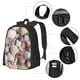 thumbnail image 2 of Disketp Sea Shells Mochila Minimalista de Gran Capacidad, Mochila de Viaje para Escuela, Trabajo o Uso Diario, 2 of 6