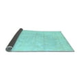 thumbnail image 2 of Ahgly Company Indoor Rectangle Solid Light Blue Modern Area Rugs, 2' x 3', 2 of 4