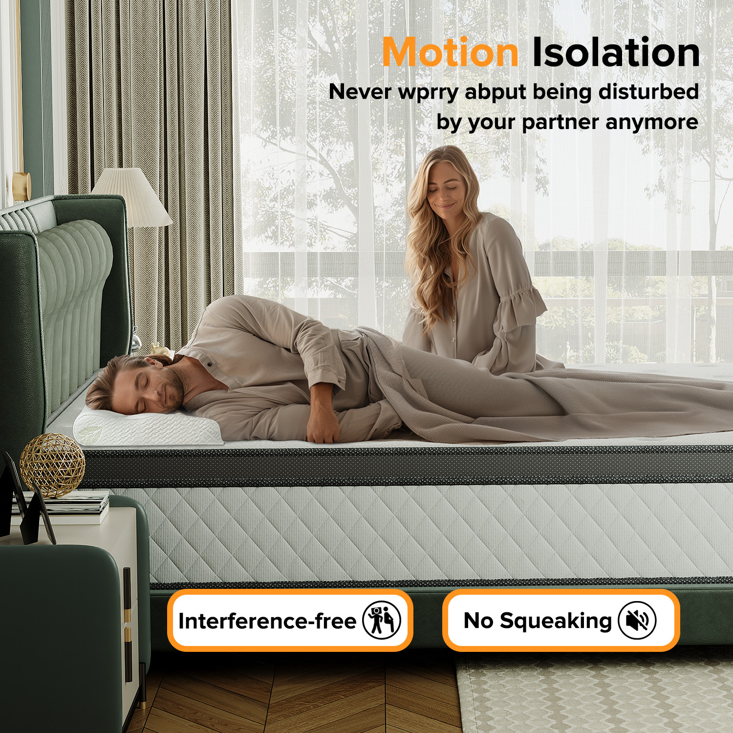 Babo Care King Mattress,12 Inch Medium Hybrid Mattress,Cooling Gel Memory Foam with Individually Pocket Springs,Mattress in box,CertiPUR-US