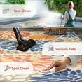 thumbnail image 2 of nuLOOM Rosana Floral Machine Washable Indoor/Outdoor Area Rug, 3' x 5', Rosana Multicolor, 2 of 9