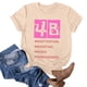 thumbnail image 1 of Puntoco Blusa de manga corta con estampado de moda para mujer, divertida camiseta de cuello redondo, 1 of 3