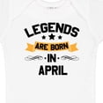 thumbnail image 4 of Inktastic Legends Are Born in April Boys or Girls Baby Bodysuit, 4 of 5