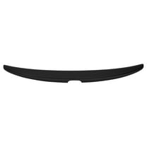 Ikon Motorsports Trunk Spoiler Compatible with 2008-2012 Honda Accord Sedan 4-Door OE Style Unpainted Black PU Polyurethane Plastic Rear Trunk Lid Spoiler Wing Lip