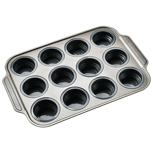 Molde de silicona antiadherente para cupcakes y pasteles Fácil de desmoldar y limpiar Utensilios de cocina para el hogar y chefs