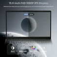 thumbnail image 3 of Lenovo V15 G3 Business Windows 15.6 inch FHD Laptop, Intel Core i7-1255U, 24GB RAM, 1TB SSD, Black, 3 of 6