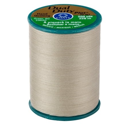Multi Color Hand Quilting Thread - Coats & Clark Dual Duty Ecru Hand Quilting Thread, 250 Yd.
