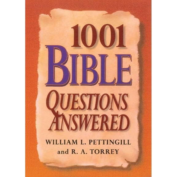 Pre-Owned 1001 Bible Questions Answered (Paperback) 0884864790 9780884864790