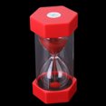 thumbnail image 2 of Nuevo reloj de arena Reloj de arena Temporizador de huevos TEMPORIZADOR DE CEPILLO DE DIENTES 1-10-20-30 minutos 1 min rojo, 2 of 9