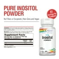 thumbnail image 2 of Solaray Inositol, Powder, Unflavored (Btl-Plastic) 700mg | 2oz, 2 of 6