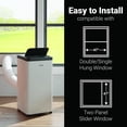thumbnail image 6 of Aeric 8000 BTU 12000 BTU ASHRAE Portable Air Conditioner with Fan, White, 550 Sq Ft, AERP081AW, 6 of 13