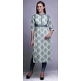 thumbnail image 2 of Bimba Straight Tunic DressesÂ&nbsp;ForÂ&nbsp;Women Viscose Santoon Printed Kurti Summer Wear, 2 of 5