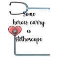 thumbnail image 3 of Prime, Marcus 12x14 Black Modern Framed Museum Art Print Titled - Stethoscope Heroes, 3 of 5