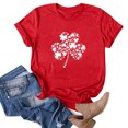 thumbnail image 2 of Blouses à Manches Courtes pour Femmes, Mode Décontractée, T-Shirt à Manches Courtes Imprimé, Blouse d'Été pour Femmes, 2 of 5