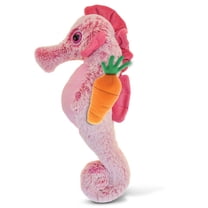 DolliBu Happy Easter Super Soft Plush Sea Horse with Carrot Plush - Ocean Life Stuffed Animals with Carrot Plush Toy, Perfect Easter Gift, Spring Easter Plush Animal Toy for Kids, Adults - 15 Inch