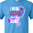 thumbnail image 4 of Inktastic I Wear Purple For My Aunt Lupus Awareness T-Shirt, 4 of 5