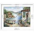 thumbnail image 5 of Art.com Tuscan Villas on the Lake Art Print by Marilyn Dunlap, White Frame Wall Art, 21" x 17", 5 of 5