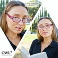 thumbnail image 2 of OWL 5 Pack Reading Glasses Womens Colorful Assorted Readers, 2 of 4