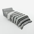 thumbnail image 3 of Ambesonne Tribal Bedding Set 4 Pcs, Ethnic Geometric Folk Forms, Queen, White Black, 3 of 3