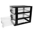 thumbnail image 1 of Luxshiny Mueble De Almacenaje Con Cajones De Plástico Negro Para Uso Doméstico Y Oficina, 1 of 8