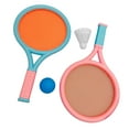 thumbnail image 4 of Juego De Raquetas De Bádminton Infantiles, 35 Cm De Shuttlecocks Livianos Raíces Para Niños Bádminton Con 2 Raquetas Y 2 Bolas Para El Juego De Niños Y EJercio Físico Físico, 4 of 8