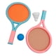 thumbnail image 4 of Juego De Raquetas De Bádminton Infantiles, 35 Cm De Shuttlecocks Livianos Raíces Para Niños Bádminton Con 2 Raquetas Y 2 Bolas Para El Juego De Niños Y EJercio Físico Físico, 4 of 8