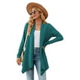 thumbnail image 2 of Cardigan for Women Dressy Casual Long Sleeve Open Front Cardigan Sweaters Blue M, 2 of 6