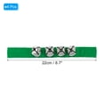 thumbnail image 2 of Unique Bargains 4 Pcs Clochettes de Poignet, Clochettes à Grelots Clochettes de Cheville Instruments de Percussion Rythme Musical pour Fête Noël, Vert, 2 of 5