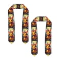 thumbnail image 2 of Hirioo Colorful Flower Chameleon for 72" Graduation Shawl Stole Unisex Adults Graduation Sash Honor Graduation Stole for High School and College-Flattened, 2 of 7