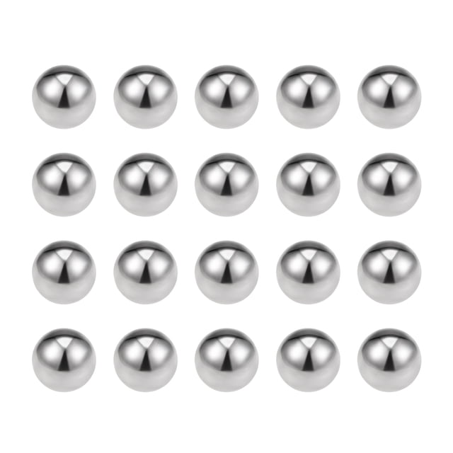 Uxcell Billes de Roulement Métriques 316L Acier Inoxydable G100 Boules de Précision 3mm