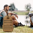 thumbnail image 4 of Mochila Para Acampar Mochila de camping Oxford, bolsa de senderismo transpirable para viajes de oficina (caqui), 4 of 6