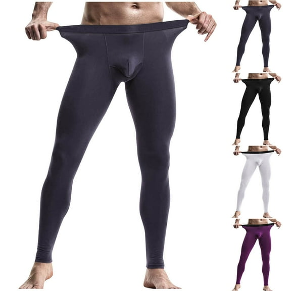 Hinvhai 32 Degrees Heat Men's Lightweight Baselayer Legging | 4-Way Stretch | thermal| form Fitting White 12(XL)