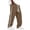 Brown, variant on Athletic Pants for Men Loose Fitted Drawstring Elastic Waist Summer Outdoor Basketball Workout Full Length Pants for Men