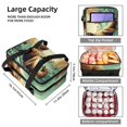 thumbnail image 3 of Sea Lion Double Layered Insulated Lunch Bag with Two Compartments - Large Capacity 7.1x11.4x16.1 Inches Hand-Carry Lunch Bags for Refrigerated Meals, 3 of 6