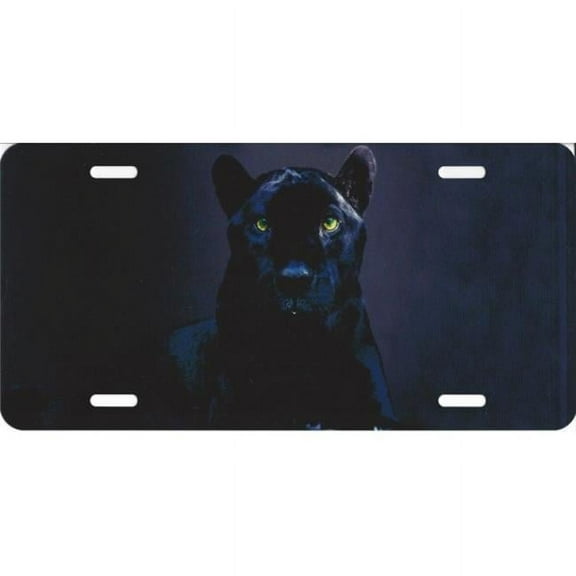 Black Panther Photo License Plate
