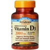 Sundown Naturals Super Potency Vitamin D3, 2000 IU Softgels 120 ea (Pack of 4)