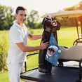 thumbnail image 6 of Fuzoiu Great White Shark Print Golf Towel, Microfiber Golf Towels for Golf Bags with Clip,16" x 24" Portable Golf Towel,Best Gifts for Father Men Golf Fan Golfer, 6 of 8