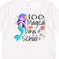 thumbnail image 4 of Inktastic 100 Magical Days of School with Blue Mermaid and Fish Boys or Girls Long Sleeve Toddler T-Shirt, 4 of 5