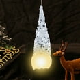 thumbnail image 6 of Kmdttou Solar Lights Outdoor Christmas Gnomes With Light Hanging Shiny Christmas Gnome Ornaments Plush Santa Dolls With Hanging Rope For Christmas Tree Decorations With Batterry, 6 of 8