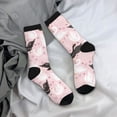 thumbnail image 5 of Vsdgher Swan And Flowers2 Crew Socks for Men & Women, Breathable Casual Athletic Ankle Socks, 5 of 6