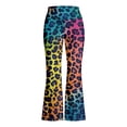 thumbnail image 3 of WOYY Girls Athletic Flared Pants High Rise Stretch Yoga Pants Workout Leggings, Sizes 1-14, 3 of 3