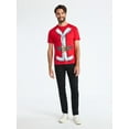 thumbnail image 2 of Christmas Men's and Big Men's Santa Graphic Tee from Holiday Time, Sizes XS-3XL, 2 of 6