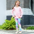 thumbnail image 3 of PASHOP Girl Unicorn Leggings Kid Rainbow Legging Tights Trousers Slim Long Pants, 3 of 5