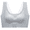 Gray, variant on Womens Bras Front Closure Full Coverage Back Support Wireless Corrector Bra Womens Seamless Jelly Bras 1 PC