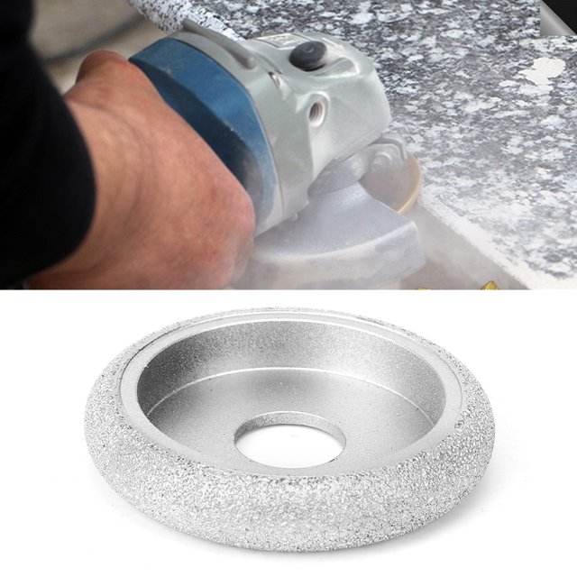 Rueda abrasiva de diamante soldado de 7,3 cm Rueda abrasiva de Roma para piedra Cerámica Vidrio 1,5 cm